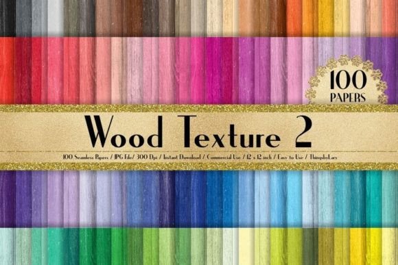 Download 100 Seamless Wood Texture Digital Papers - Digital papers Collection