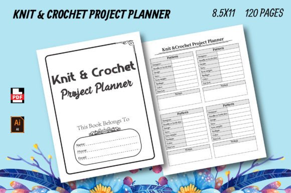 Download Knit &amp; Crochet Project Planner - Crochet project planner Collection