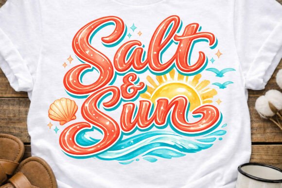 Download Salt Sun Summer Sea PNG Design - Summer Collection
