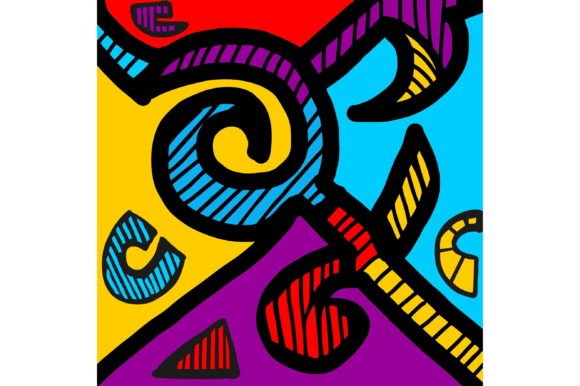 Download Colorful Abstract Puzzle Pattern - Puzzle pattern Collection
