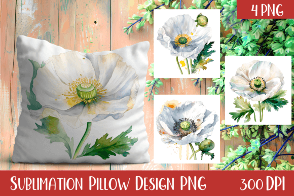 Download Cute Flowers Sublimation | Floral Pillow - Cute flowers sublimation Collection