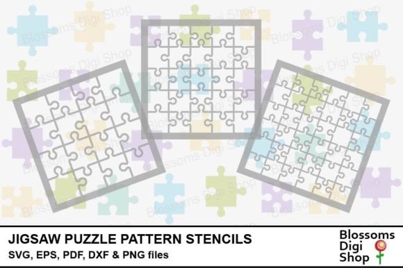 Download Jigsaw Puzzle Pattern Stencils - Puzzle pattern Collection